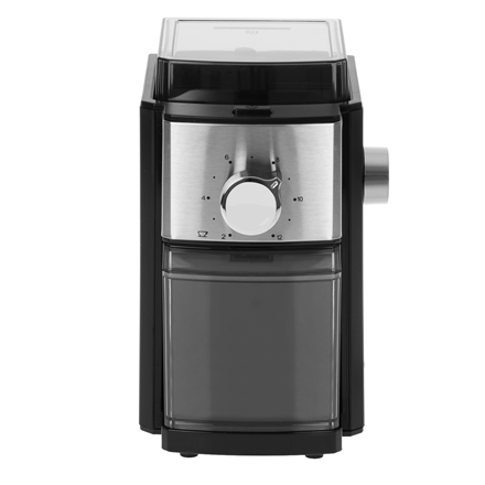 Kavamalė Adler | Kavos malūnėlis | AD 4448 | 300 W | Kavos pupelių talpa 250 g | Puodelių skaičius 12 talpykloje vnt(s) | Juodas