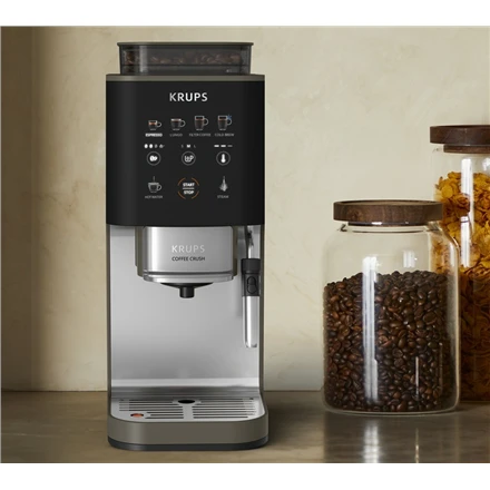 Kavos aparatas Krups Coffee Crush Experience SA403BE0, Juodas/Sidabrinis | Krups