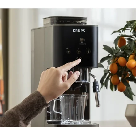Kavos aparatas Krups Coffee Crush Experience SA403BE0, Juodas/Sidabrinis | Krups