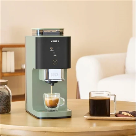 Kavos aparatas Krups Coffee Crush SA401LE0, Juodas/Žalias | Krups