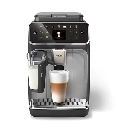 Kavos aparatas Philips Espresso Aparatas | EP4446/70 | Slėgis 15 bar | Su pieno plakikliu | Pilnai Automatinis | 1500 W | Juodas/Sidabrinis