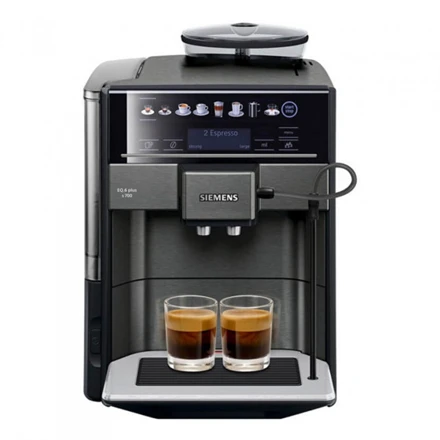 Kavos aparatas SIEMENS TE653M11RW Slėgis 15 bar, Su pieno plakikliu, Automatinis, Sidabrinis/Juodas