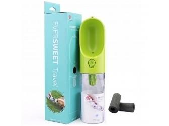 Kelionės gertuvė PETKIT EVERSWEET Travel Green 400ml su filtru