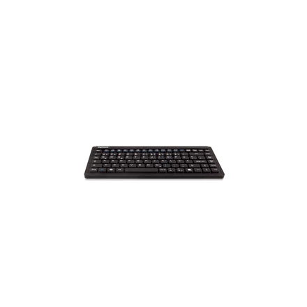 Keysonic KSK-3230 IN Klaviatūra, Antimikrobinė silikoninė apsauga; 100 % atsparus vandeniui, atitinka IP68 standartą; Atsparus spausdinimas apsaugo klavišus nuo blukimo, Anglų kalba, su laidomis, Juodas