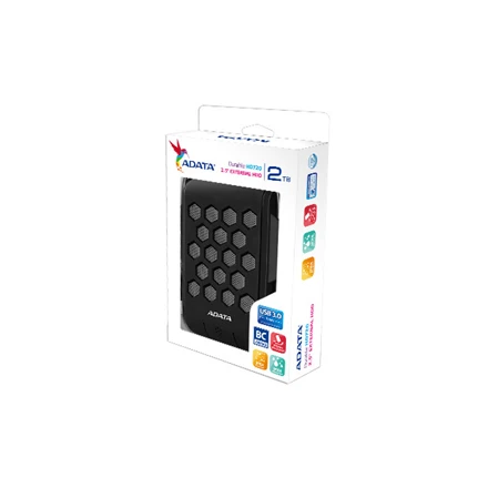 Išorinis kietasis diskas Adata HD720 2TB USB3 Juodas, IP68