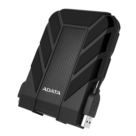 Kietasis diskas ADATA HD710P | 2000 GB | 2,5 colio | USB 3.1 (atgalinis suderinamas su USB 2.0) | Juodas | HD710 Pro atsparumo dulkėms ir vandeniui įvertinimai taikomi tik tada, kai USB prievado dangtelis yra tvirtai uždarytas.Plastikas / Apsauginis silikonas