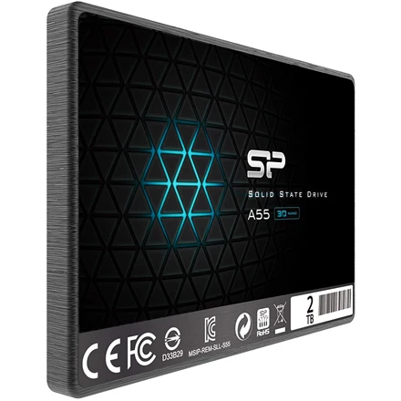 SILICON POWER KOMPIUTERIŲ IR RYŠIŲ ĮRANGA SILICON POWER SSD Ace A55 2TB 2.5" SATA III 6GB/s 560/530 MB/s