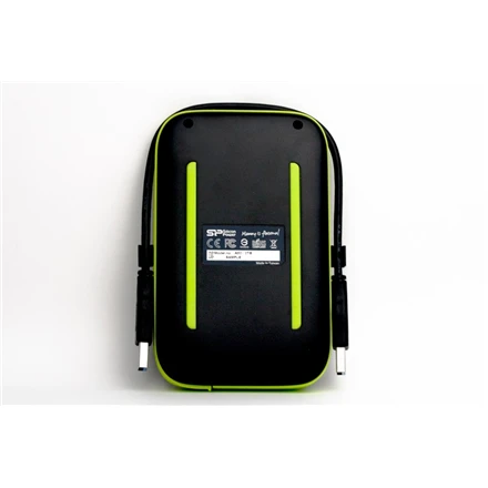 Kietasis diskas Silicon Power Armor A60 1TB 2.5 ", USB 3.1, Juodas/Žalias
