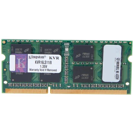 Nešiojamo kompiuterio atmintis KINGSTON 8GB 1600MHz DDR3L Non-ECC CL11 SODIMM 1.35V