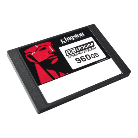 Kingston DC600M | 960 GB | SSD form factor 2.5" | Solid-state drive sąsaja SATA Rev. 3.0 | Skaitymo greitis 560 MB/s | Rašymo greitis 530 MB/s