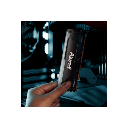 RAM „Kingston KF432C16BB2AK2/64“ 64 GB 3200 MT/s DDR4 CL16 DIMM (2 vnt. rinkinys) „FURY Beast RGB“ | „Kingston“
