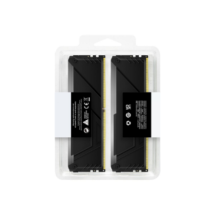 RAM „Kingston KF432C16BB2AK2/64“ 64 GB 3200 MT/s DDR4 CL16 DIMM (2 vnt. rinkinys) „FURY Beast RGB“ | „Kingston“