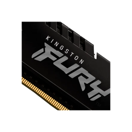 RAM KINGSTON 128GB 3200MHz DDR4 CL16 DIMM rinkinys iš 4 FURY Beast Juodas
