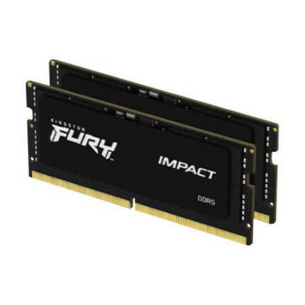 Nešiojamo kompiuterio atmintis KINGSTON 32GB 4800MT/s DDR5 CL38 SODIMM 2 vnt. rinkinys FURY Impact