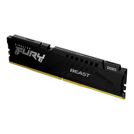 RAM Kingston KF556C40BBK4-128 128GB 5600MT/s DDR5 CL40 DIMM (Kit of 4) FURY Beast Juodas XMP | Kingstonas
