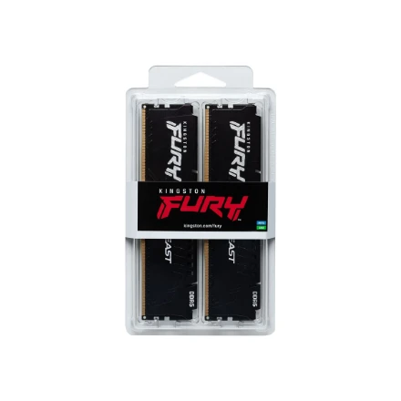 Kingston 64GB 6000MT/s DDR5 CL30 DIMM (2 vnt. rinkinys) FURY Beast Juodas EXPO