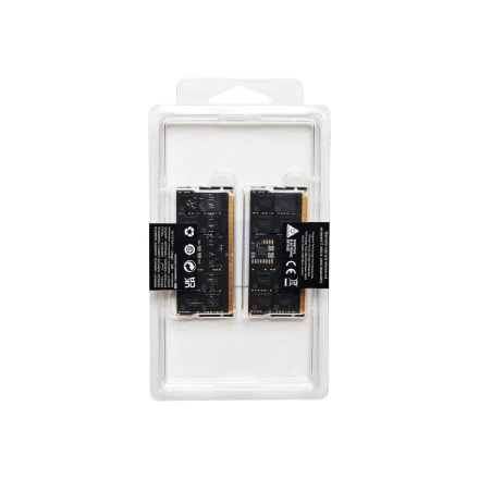 RAM „Kingston KF564S38IBK2-32“ 32 GB 6400 MT/s DDR5 CL38 SODIMM (2 komplektai) FURY Impact PnP | Kingstonas