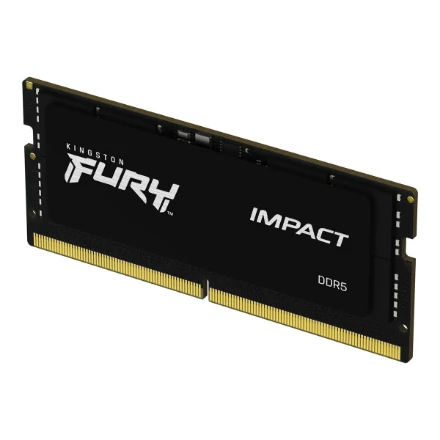 RAM „Kingston KF564S38IBK2-32“ 32 GB 6400 MT/s DDR5 CL38 SODIMM (2 komplektai) FURY Impact PnP | Kingstonas
