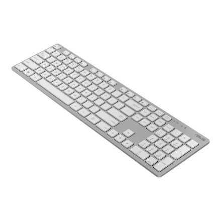Klaviatūra Asus W5000 | Klaviatūros ir pelės rinkinys | Wireless | US | Baltas