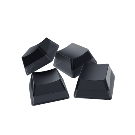 Razer Phantom Keycap Upgrade Set Black, pakaitiniai klavišai klaviatūrai, Juodi