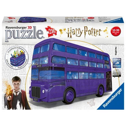 RAVENSBURGER 3D dėlionė Harry Potter Knight Bus, 216d., 11158 aprašymas - Prekės nuotrauka