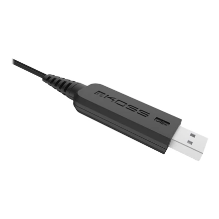 Koss | Ausinės | CS200 USB | su laidu | Ant ausų uždedamos | Mikrofonas | Juodas