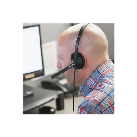 Koss | Ausinės | CS200 USB | su laidu | Ant ausų uždedamos | Mikrofonas | Juodas