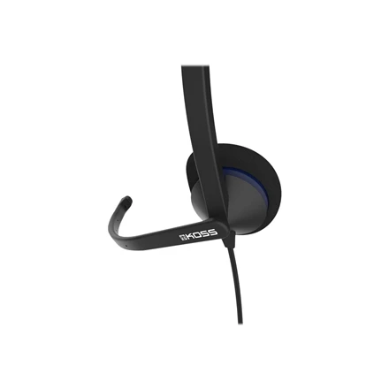Koss | Ausinės | CS200 USB | su laidu | Ant ausų uždedamos | Mikrofonas | Juodas