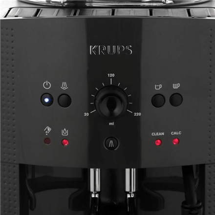 Kavos aparatas Krups | | EA810B70 | Slėgis 15 bar | Su pieno plakikliu | Automatinis | Juodas
