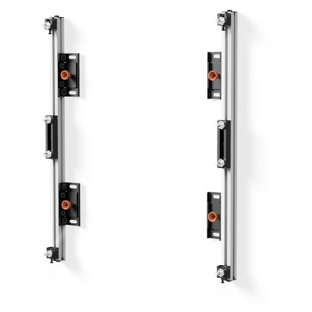 Laikiklis EDBAK ULS2337 UniversalLED sistema 2 spintelėms 600 x 337,5 | Juodas