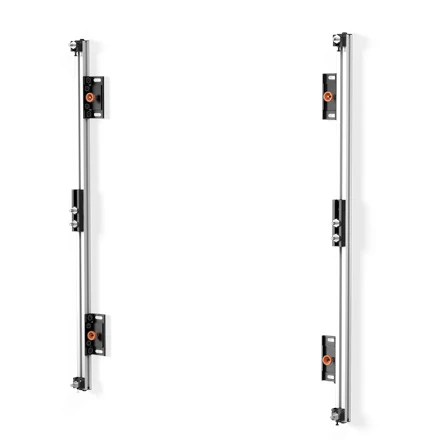 Laikiklis EDBAK ULS2500 universali LED sistema 2 spintelėms 500 mm | Juodas