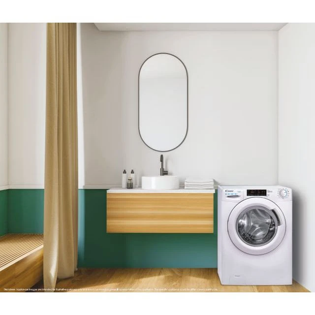 Laisvai pastatoma skalbimo mašina Candy Smart, baltos spalvos | CS1482DW4/1-S