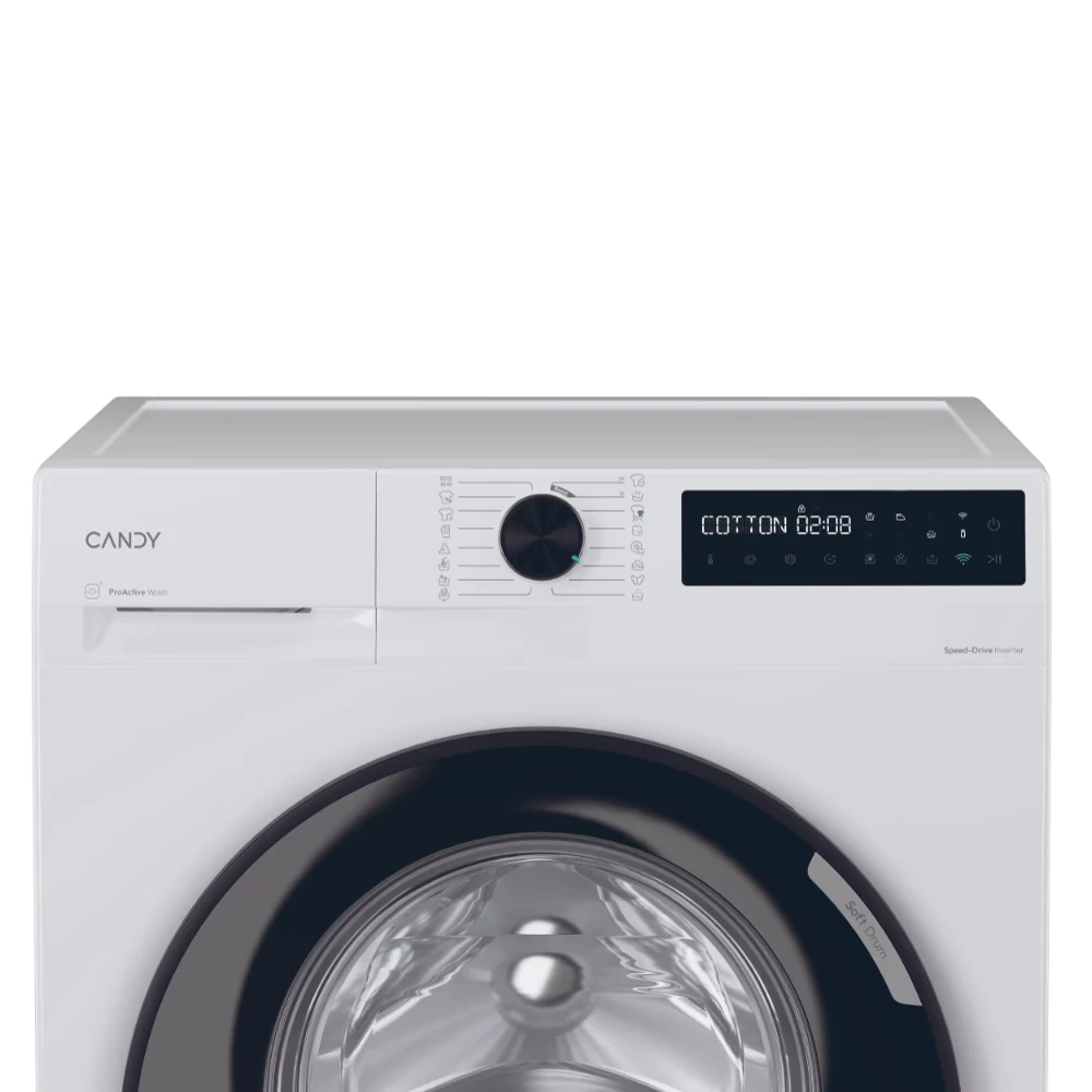 Laisvai pastatoma skalbimo mašina Candy ProWash 500 BR 48B6-S, baltos spalvos