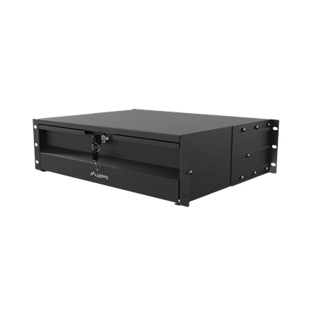 Lanberg stalčius 19" 3U 360mm juoda spintelėms