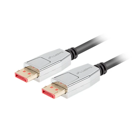 LANBERG DisplayPort M/M laidas 20 PIN v1.4 1.8m 8K juodas