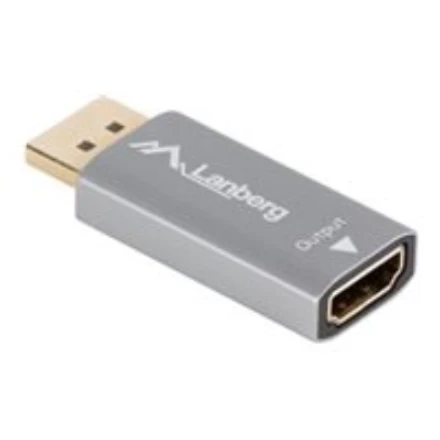 Lanberg HDMI į DisplayPort adapteris, sidabrinis