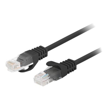 Lanberg | Patch Cord cat. 5E UTP | PCU5-10CC-0750-BK | Wire gauge: 26AWG (7 x 0,16mm) | Juodas