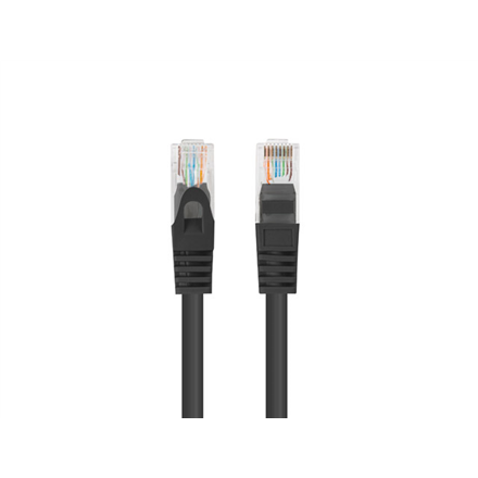 Lanberg | Patch Cord cat. 5E UTP | PCU5-10CC-0750-BK | Wire gauge: 26AWG (7 x 0,16mm) | Juodas