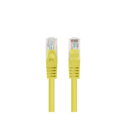 LPATCHCORD KAT.5E UTP 1.5M Geltonas FLUKE PASSED LANBERG 10-PACK