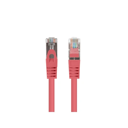 Lanberg 10-Pack Patchcord kat.6 FTP 0.5m raudona Fluke patvirtinta