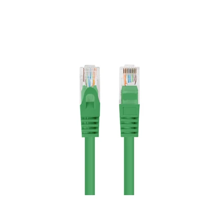 PATCHCORD KAT.6 UTP 0.5M Žalias FLUKE PASSED LANBERG 10-PACK