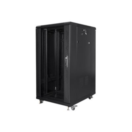 LANBERG FF01-6822-12B laisvai pastatomas stovas 19 savaime surenkamas plokščias paketas 22U/ 600x800mm juodas