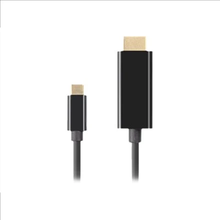 Lanberg USB-C į HDMI kabelis, 3 m 4K/60Hz, Juodas | Lanberg | USB-C į HDMI kabelis | CA-CMHD-10CU-0030-BK | 3 m