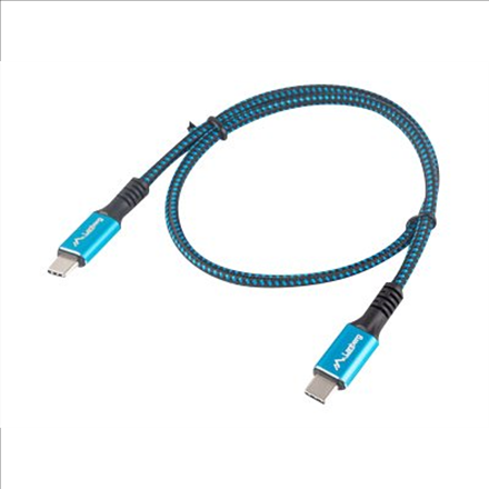 Lanberg | USB-C–USB-C laidas | CA-CMCM-45CU-0005-BK | 0,5 m