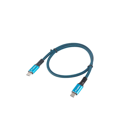Lanberg | USB-C–USB-C laidas | CA-CMCM-45CU-0005-BK | 0,5 m