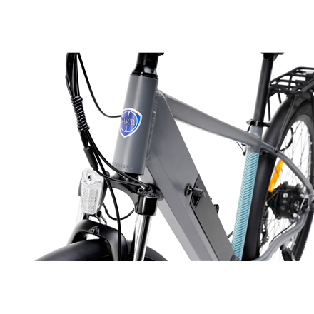 Airwheel Lancia Genio E-Bike, City E-Bike, Motor power 250 W, Wheel size 27.5 ", Garantija 24 month(s), Sidabrinis