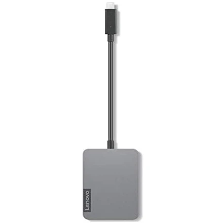 Lenovo USB-C Travel Hub Gen2 pilkas adapteris su laidu