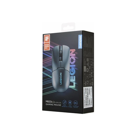 Lenovo | Belaidė pelė žaidimams | Legion M600s Qi | Pelė žaidimams | 2.4GHz, Bluetooth, USB su laidu | Storm Pilkas