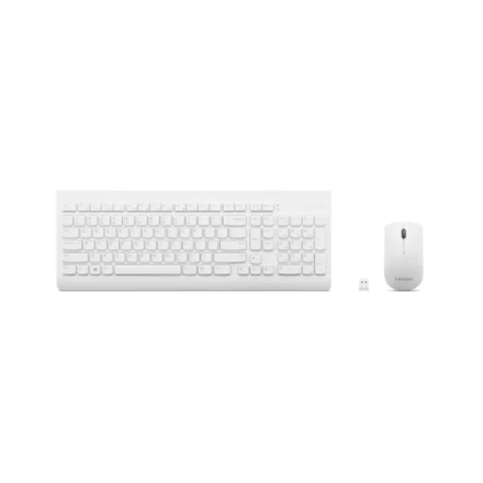 Lenovo | Belaidis rinkinys Klaviatūra ir pelė | 510 | Klaviatūra ir pelė Combo | 2.4 GHz Wireless via Nano USB | Batteries included | English | Baltas