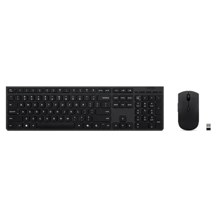 Lenovo Professional Wireless Rechargeable Klaviatūra ir pelė | Klaviatūros ir pelės rinkinys | Wireless | su pele | Bluetooth | Russian/Cyrillic | Rechargeable professional | Pilkas
